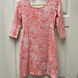 Persifor XS salmon leopard print dress